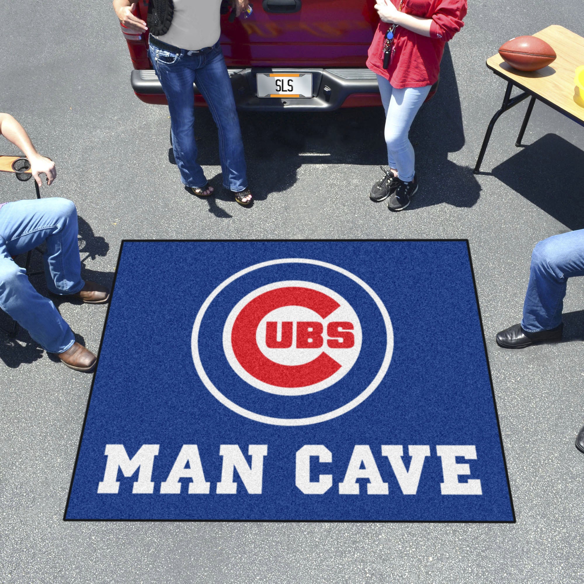 FANMATS, MLB - Chicago Cubs Man Cave Rug - 5ft. x 6ft.